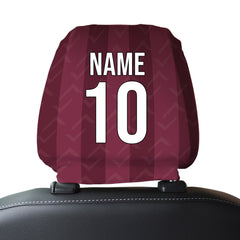 Heart of Midlothian  1997 Home - Retro Football Shirt - Pack of 2 - Car Seat Headrest Covers