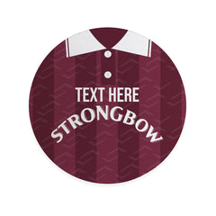 Heart of Midlothian  1997 Home Shirt - Personalised Drink Coaster - Square Or Circle