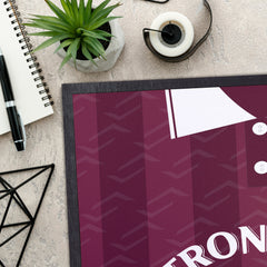 Heart of Midlothian 1997 Home Shirt - Personalised Retro Door Mat - 60cm x 40cm