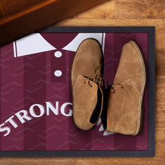 Heart of Midlothian 1997 Home Shirt - Personalised Retro Door Mat - 60cm x 40cm