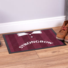 Heart of Midlothian 1997 Home Shirt - Personalised Retro Door Mat - 60cm x 40cm
