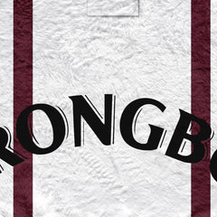 Heart of Midlothian Retro - 1994 Away - Personalised Retro Fleece Blanket 150cm X 150cm