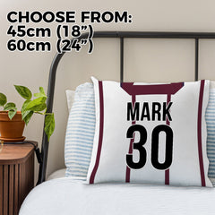 Heart of Midlothian Retro 1994 Away Shirt - 45cm or 61cm Retro Cushion