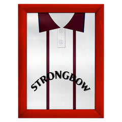 Heart of Midlothian Retro 1994 Away Shirt - A4 Personalised Metal Sign Plaque - Frame Options Available