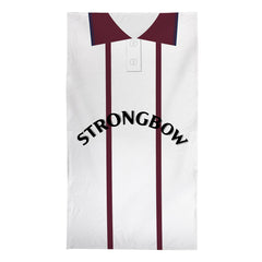 Heart of Midlothian Retro 1994 Away Shirt - Personalised Lightweight, Microfibre Retro Beach Towel - 150cm x 75cm