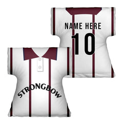 Heart of Midlothian Retro - 1994 Away Shirt - Personalised Retro Shirt Cushion