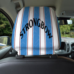 Heart of Midlothian Retro 1995 Away - Retro Football Shirt - Pack of 2 - Car Seat Headrest Covers