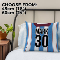 Heart of Midlothian Retro 1995 Away Shirt - 45cm or 61cm Retro Cushion