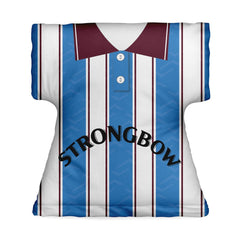 Heart of Midlothian Retro - 1995 Away Shirt - Personalised Retro Shirt Cushion