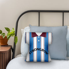 Heart of Midlothian Retro - 1995 Away Shirt - Personalised Retro Shirt Cushion