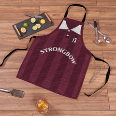 Heart of Midlothian Retro 1997 Home Apron - Personalised Retro Football Adults Apron