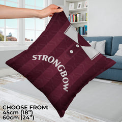 Heart of Midlothian Retro 1997 Home Shirt - 45cm or 61cm Retro Cushion