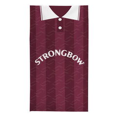 Heart of Midlothian Retro 1997 Home Shirt - Personalised Lightweight, Microfibre Retro Beach Towel - 150cm x 75cm