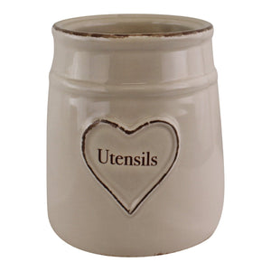 Heart Range Ceramic Kitchen Utensils Holder