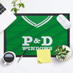 Hibernian 1988 Home Shirt - Personalised Retro Door Mat - 60cm x 40cm
