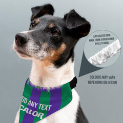Hibernian 1994 Away Shirt - Personalised Pet Bandana - 4 Sizes