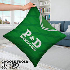 Hibernian Retro 1988 Home Shirt - 45cm or 61cm Retro Cushion