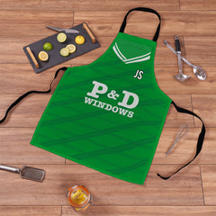 Hibernian Retro 1988 Home Shirt Apron - Personalised Retro Football Adults Apron