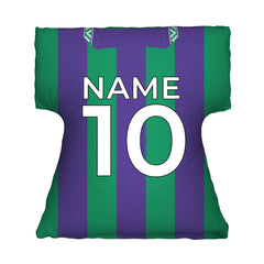 Hibernian Retro 1994 Away Shirt - Personalised Retro Shirt Cushion