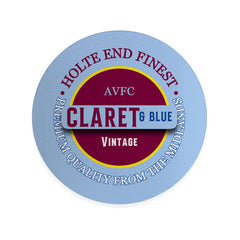 Holte Enders Claret and Blue - Football Coaster - Square Or Circle