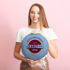 Holte Enders Claret and Blue - Football Legends - Circle Cushion 14inch