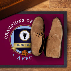 Holte Enders Euro Champions  - Football Legends - Door Mat -60cm X 40cm