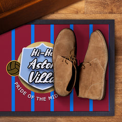 Holte Enders Hi Ho - Football Legends - Door Mat -60cm X 40cm