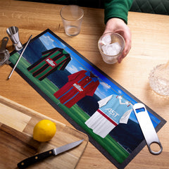 Holte Enders Retro Hanging Football Shirts - Personalised Bar Runner