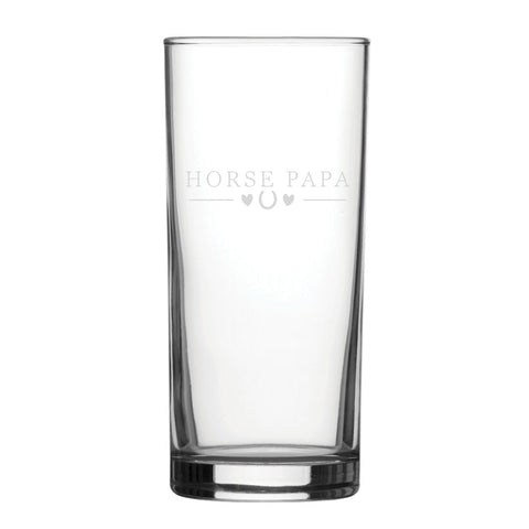 Horse Mama - Engraved Novelty Hiball Glass