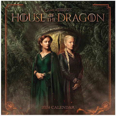 House Of The Dragon Square Calendar 2024