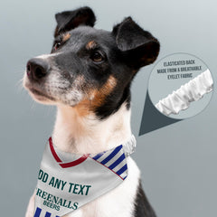 Huddersfield 1987 Home Shirt - Personalised Pet Bandana - 4 Sizes