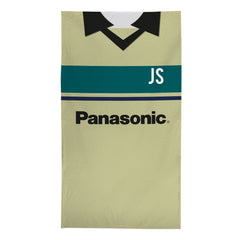 Huddersfield -1997 Away Shirt - Personalised Retro Lightweight, Microfibre Beach Towel - 150cm x 75cm