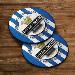 Huddersfield Billy Smith - Football Coaster - Square Or Circle