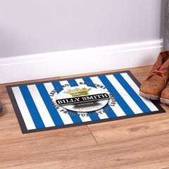 Huddersfield Billy Smith   - Football Legends - Door Mat -60cm X 40cm