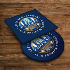Huddersfield Chapman - Football Coaster - Square Or Circle