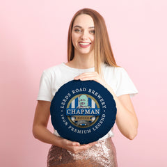 Huddersfield Chapman - Football Legends - Circle Cushion 14inch