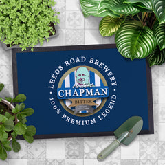 Huddersfield Chapman  - Football Legends - Door Mat -60cm X 40cm