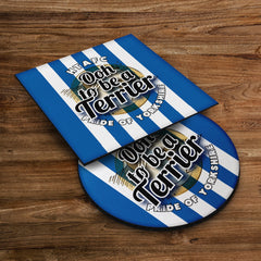 Huddersfield Ooh - Football Coaster - Square Or Circle