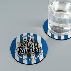 Huddersfield Ooh - Football Coaster - Square Or Circle