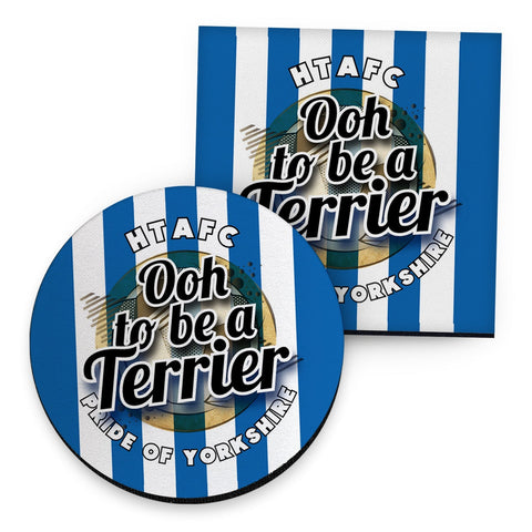 Huddersfield Ooh - Football Coaster - Square Or Circle