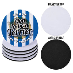 Huddersfield Ooh - Football Coaster - Square Or Circle