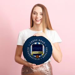 Huddersfield Road - Football Legends - Circle Cushion 14inch