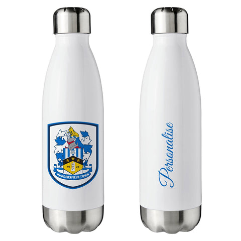 Huddersfield Town Crest Insulated Water Bottle - White