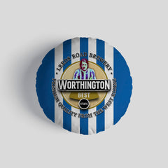 Huddersfield Worthington - Football Legends - Circle Cushion 14inch