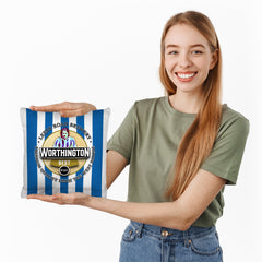 Huddersfield Worthington - Football Legends - Cushion 10inch