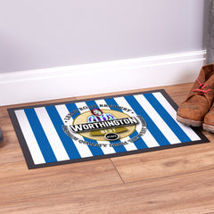 Huddersfield Worthington   - Football Legends - Door Mat -60cm X 40cm
