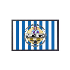 Huddersfield Worthington   - Football Legends - Door Mat -60cm X 40cm