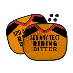 Hull 2009 Home Shirt - Personalised Retro Football Car Sun Shade - Set of 2