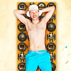 Hull - Football Legends - Microfibre Beach Towel - 150cm x 75cm