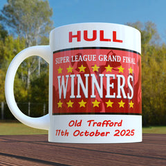 Hull KR Super League Grand Final Winners Mug - 2025 Champions Souvenir
